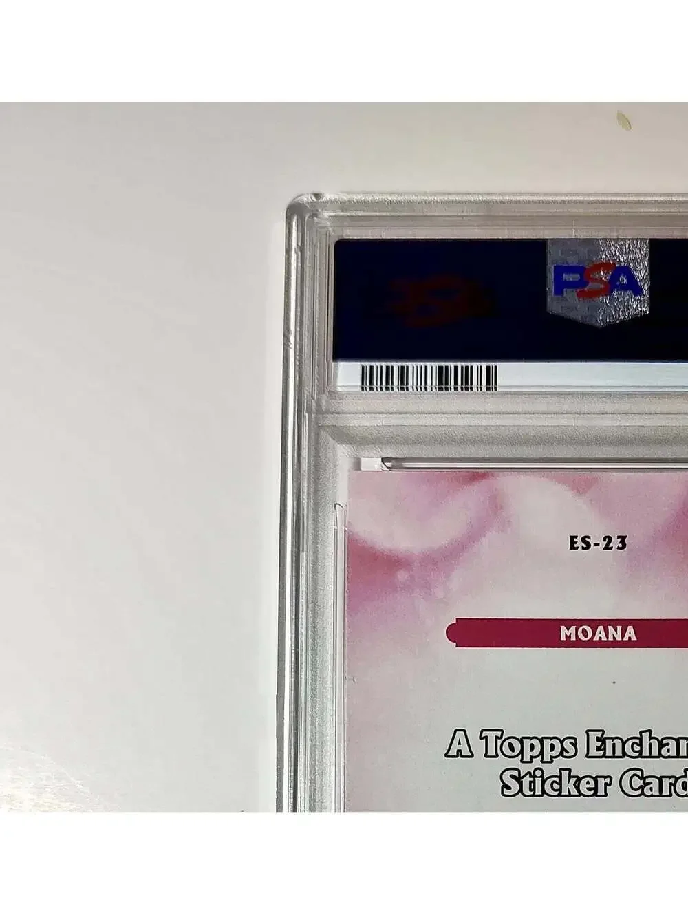 Moana 2025 Topps Disney #ES-23 Enchanted Sticker Card Moana PSA 9